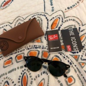 Ray bans brand new clubmaster round